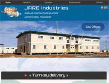 Tablet Screenshot of jare-industries.com